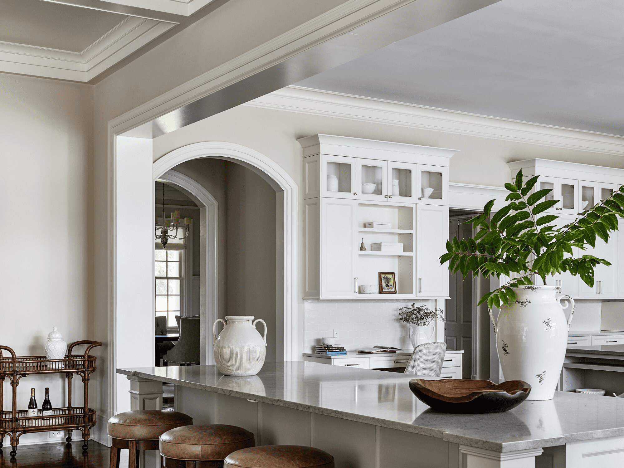 Accent Ceiling in D.C. Kitchen Remodel