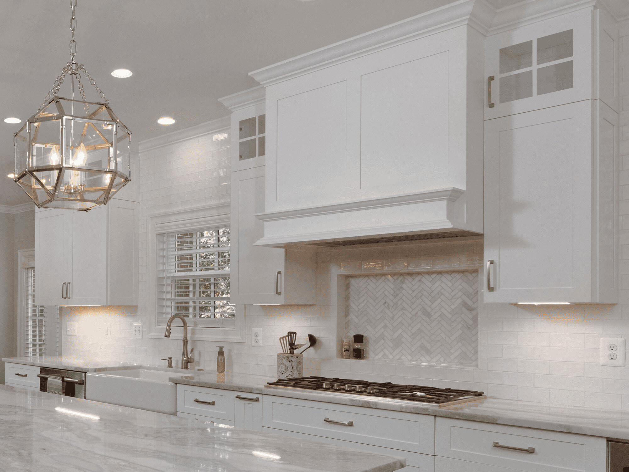 Custom Range Hood in Kitchen Remodel in D.C.