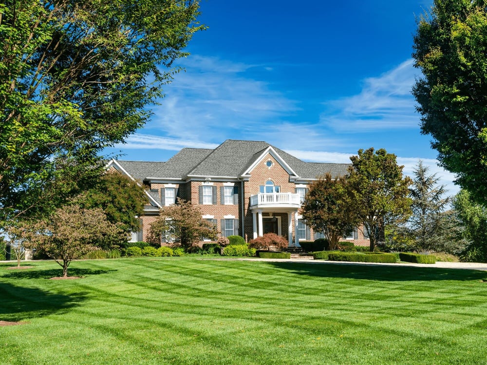 Stock Photo of Large Home on Estate in DC Metro Area